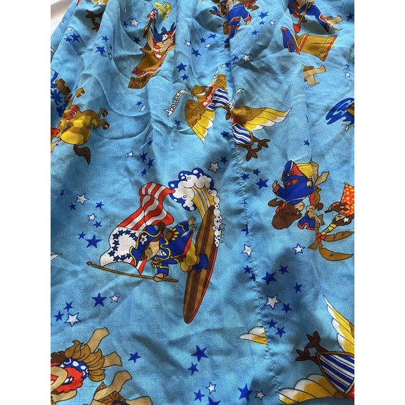 Vintage 70s Sun Babies Made in Hawaii Kids Patriotic Liberty Bell Centennial 6-8 - Picture 13 of 16